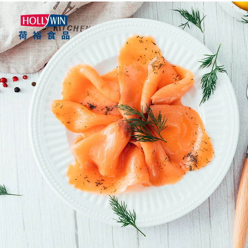 烟熏三文鱼切片(莳萝)(香草风味/大西洋鲑)100g 含Ω3