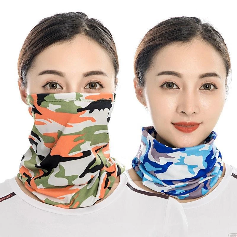 冰丝魔术头巾男女夏季户外运动防晒脖套面巾骑行钓鱼面罩围脖薄款