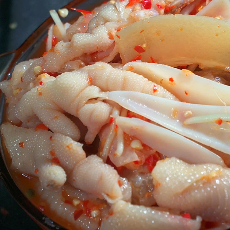 云南普洱特产西盟佤族佤味柠檬酸辣牛皮大杂烩500克