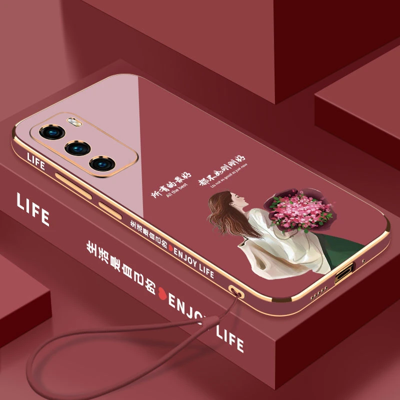 适用于华为P40手机壳全包防摔硅胶P40Pro软壳生活是自己的保护套.