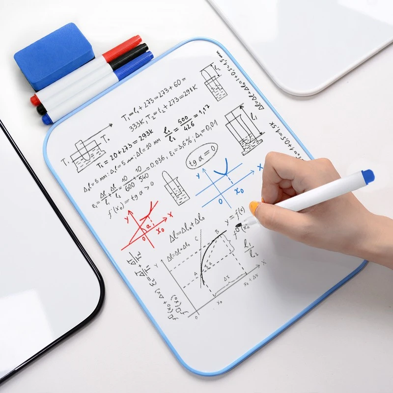 西景磁性小白板桌面手写板草稿板双面记事留言板儿童画板办公环保