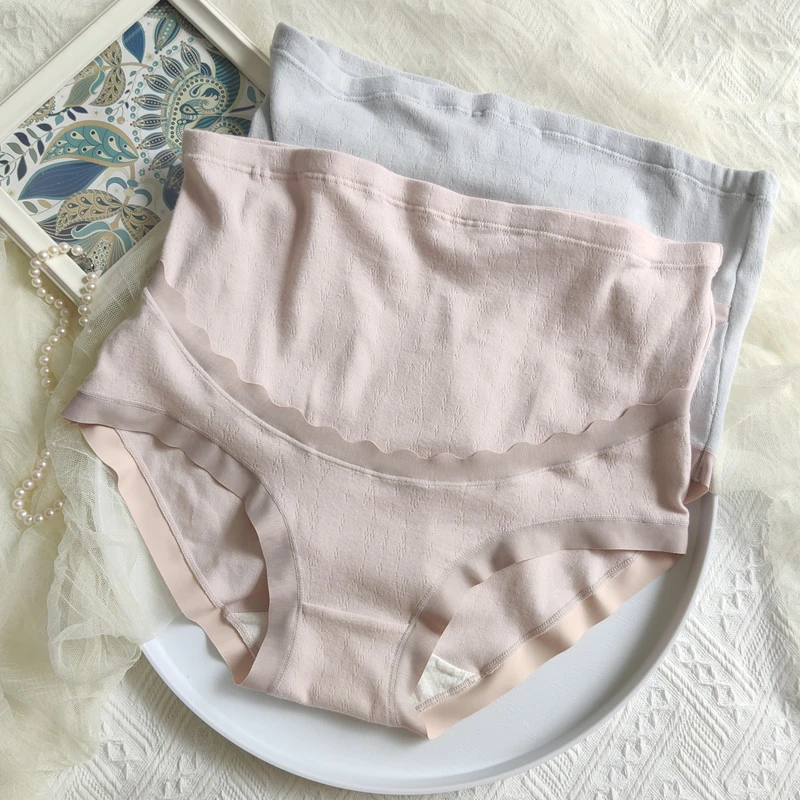 专属孕妇内裤纯棉女高腰托腹孕中晚期大码初期中期短裤头透气专用