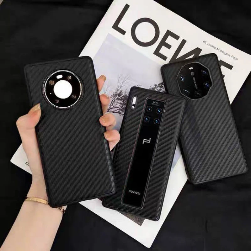 碳纤维防摔适用华为mate40rs保时捷手机壳mate30rs新款mate20rs壳