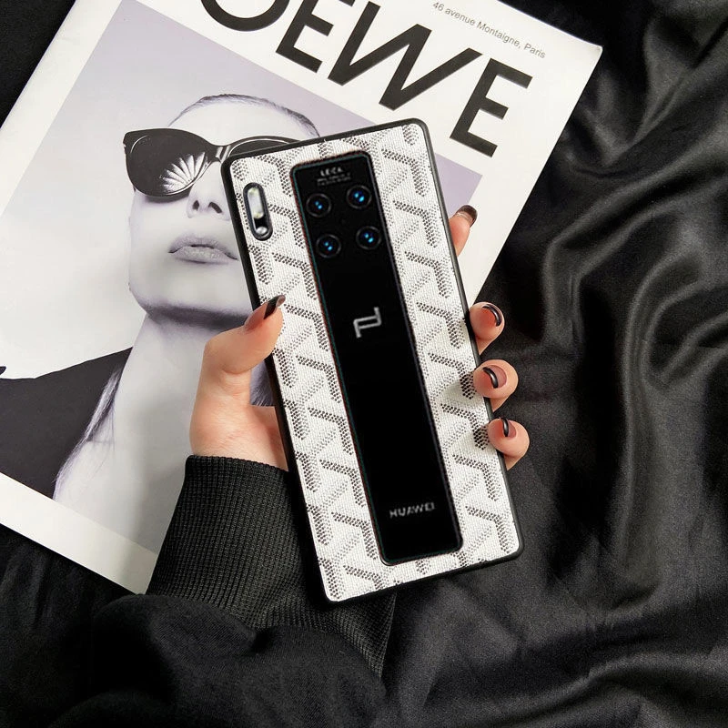 华为mate30RS手机壳限量版高档大牌全防摔皮套女款保时捷定制款男