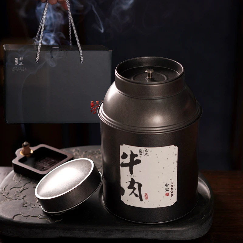 牛栏坑肉桂武夷山岩茶传统250克大红袍散装罐装简易装正岩肉桂