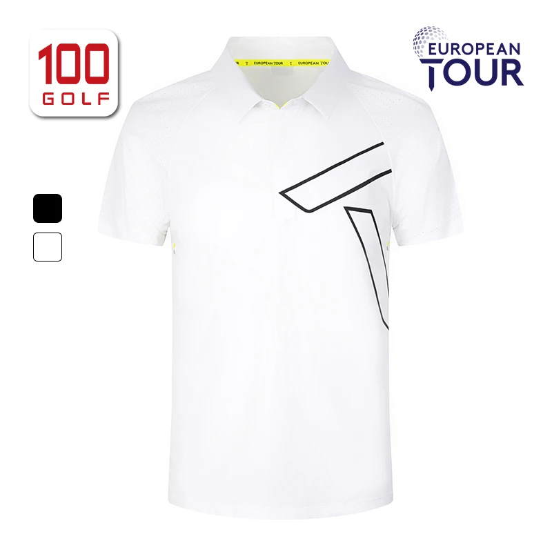EuropeanTour欧巡赛高尔夫男短袖T2022透气翻领POLO衫EM221PD025