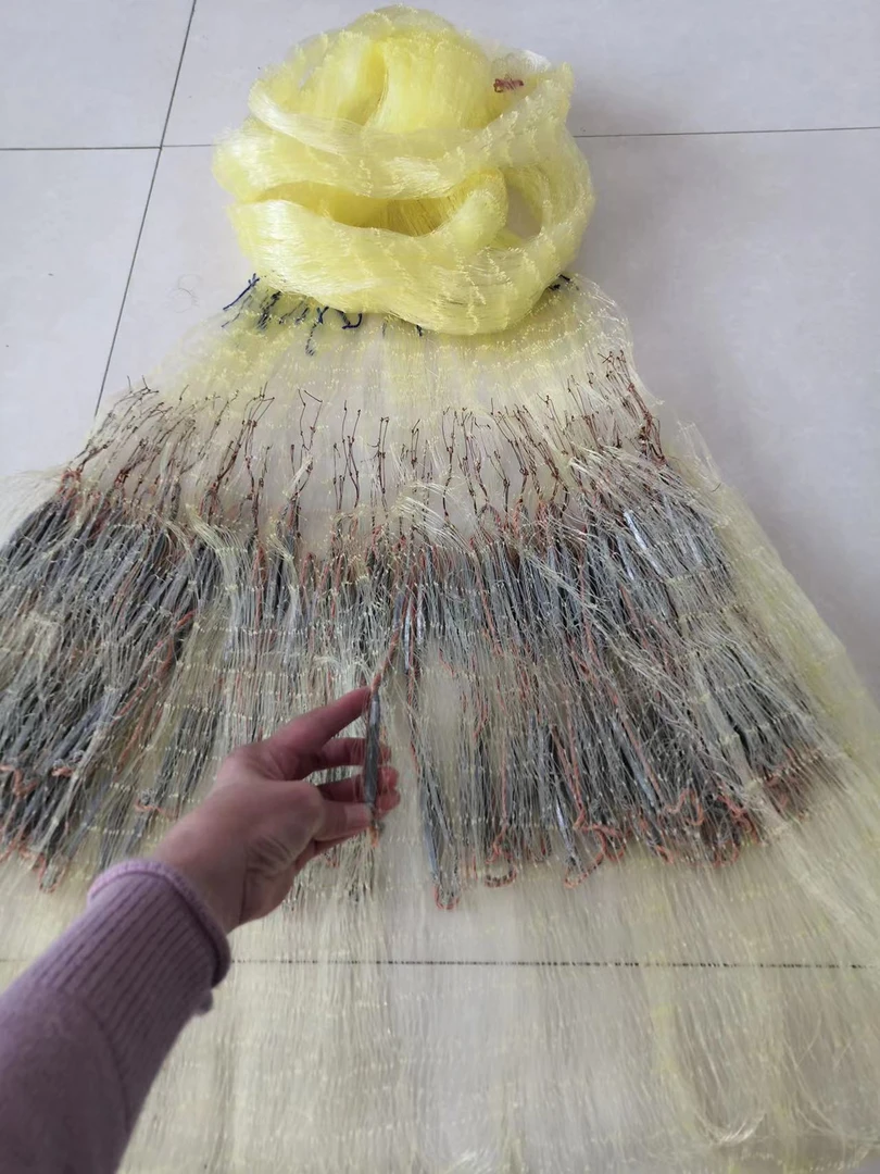 单丝线四指四米半多纯手工双扣下水之后不管退换