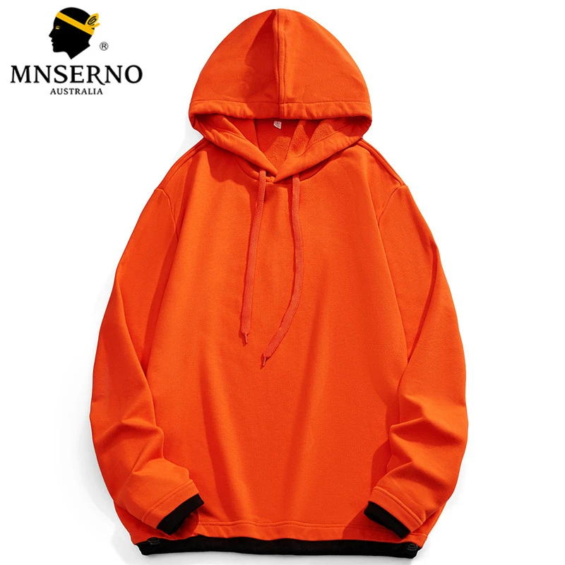 曼西尔奴男士潮流时尚棉质宽松休闲通勤连帽卫衣23217047TM