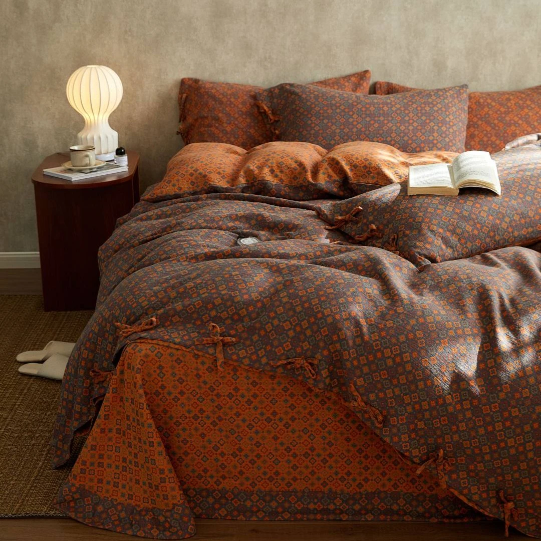 香奈大爆款！！榜首款！！开春【一破到底】双层纱四件套绑绳款