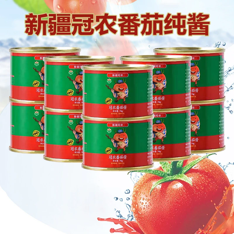 新疆冠农番茄酱家用儿童孕妇宝宝无添加低脂肪无添加蔗糖小包装