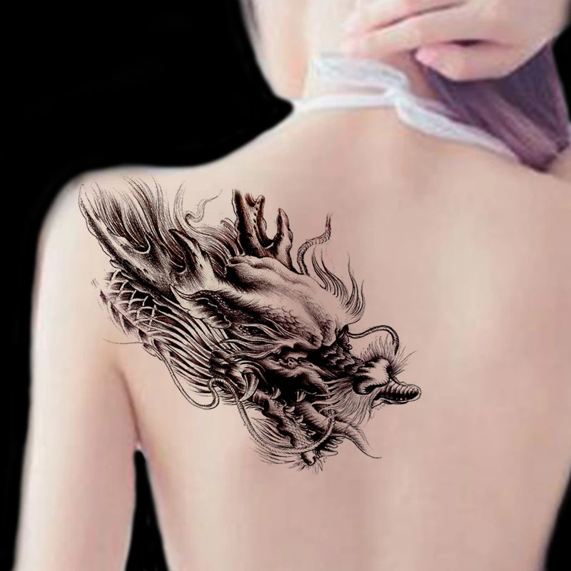 纹身贴防水持久男女龙上新网红爆款同款社会精神必备个性半永久火