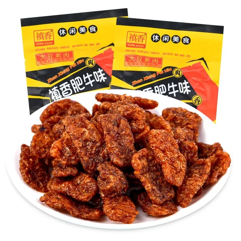 香菇肥牛禛香肥牛素肉真香怀旧网红推荐小零食小吃休闲食品辣味