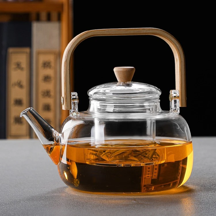 可么可玻璃提梁壶电陶炉加热煮茶壶养生壶