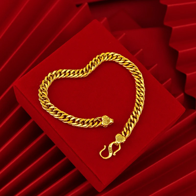 铜合金手链 铜合金时尚霸气大气经典素款手链2025新款女士老板