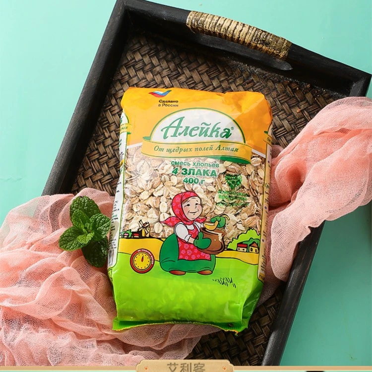 （发二包）俄罗斯进口艾利客老奶奶麦片  400g袋