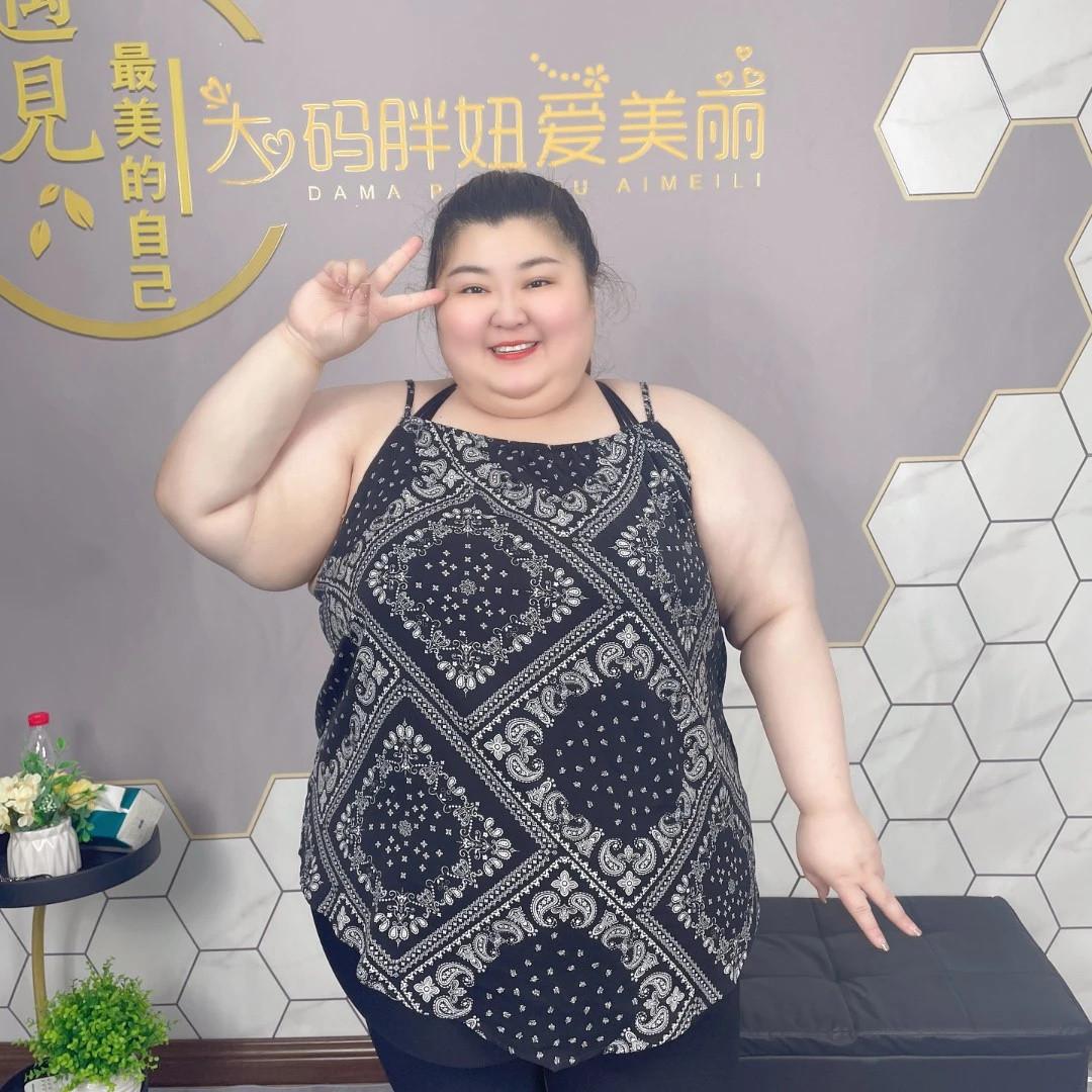 大码女装   时尚  打底   小吊带   130-300斤可穿夏季背心女士