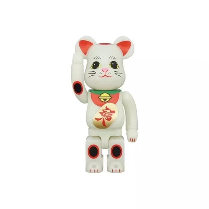 BE@RBRICK 积木熊 福入夜光 400%  招财猫