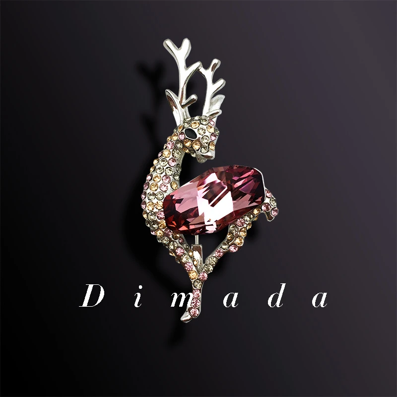 D.M.D/迪曼达 合金胸针 93小鹿女精致百搭西服胸针网红气质别针