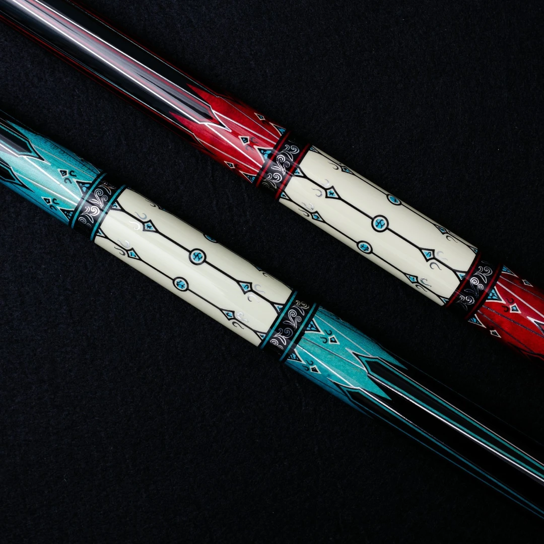 枫叶品牌如意台球杆中式八球美式九球桌球大头杆进口枫木高端品质