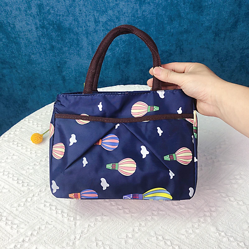 新款防水牛津布包多功能妈妈手提小布包便当包饭盒袋休闲妈咪女包