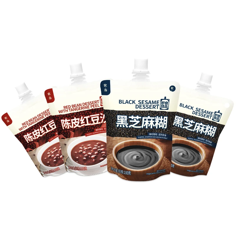 【粉丝专享】农治黑芝麻陈皮红豆椰汁紫米醇香港式即食糖水180g