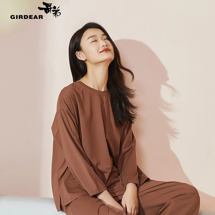 GIRDEAR/哥弟天丝莫代尔家居服两件套
