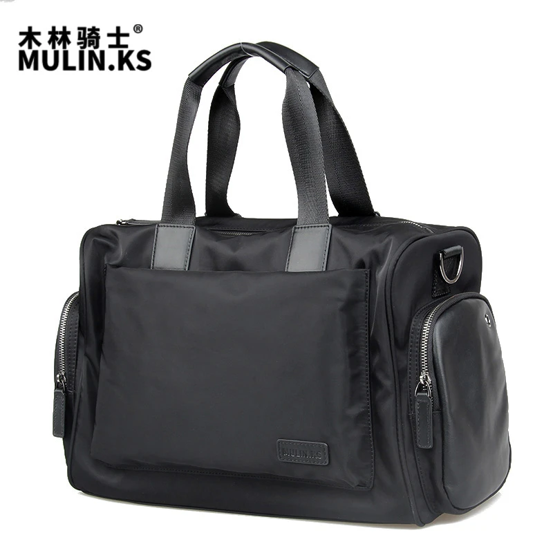 短途旅行包男士商务手提包大容量出差行李包牛津布健身包收纳包女