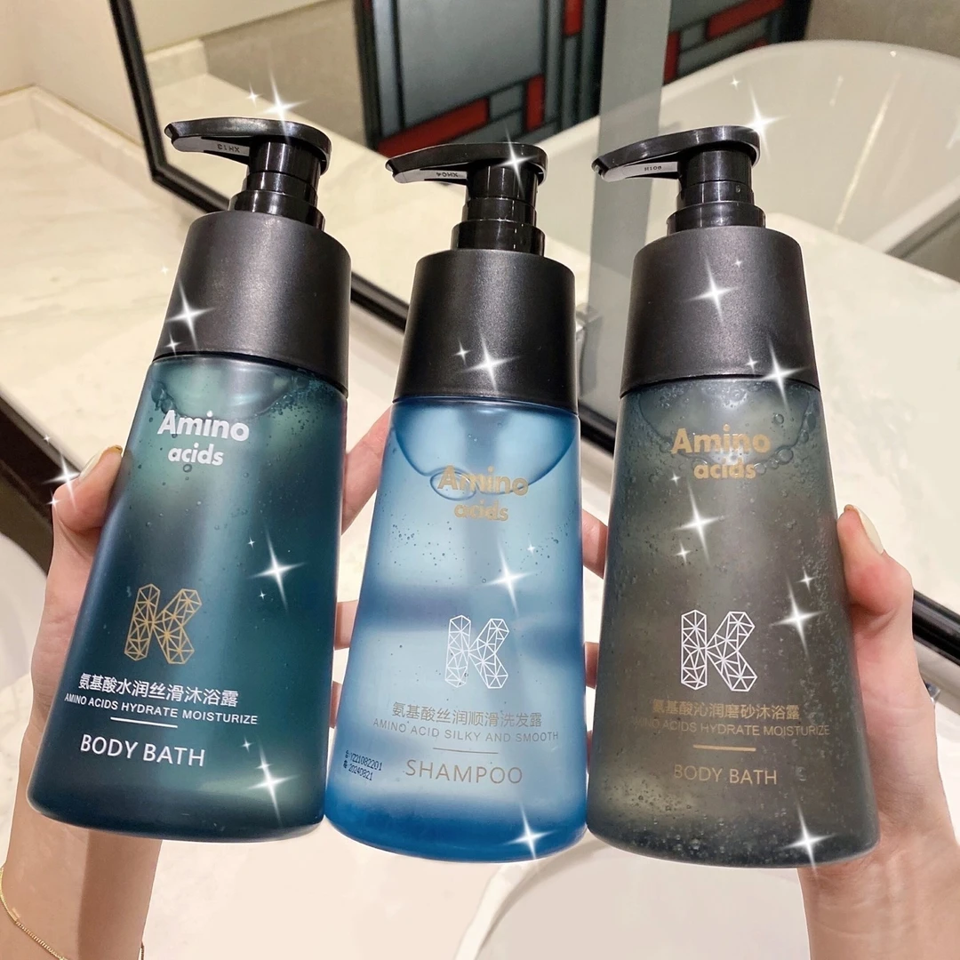 网红同款珀皙香洗发水磨砂氨基酸沐浴露无硅油保湿沐浴乳持久留香