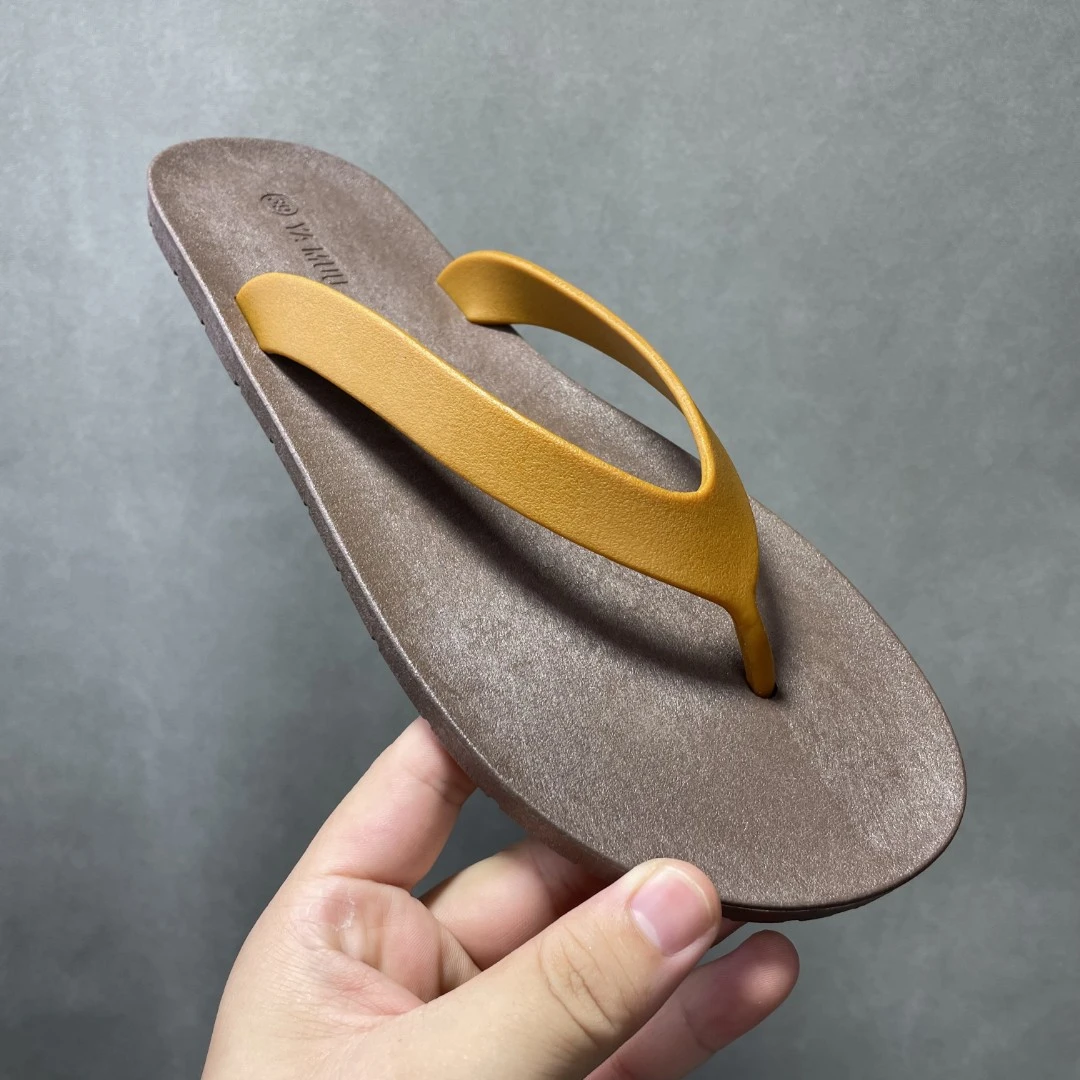 泰国原装进口实心轮胎底人字拖男士夏季复古百搭经典防水