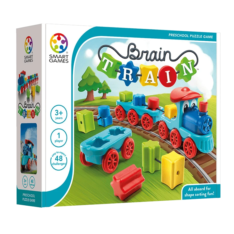 SmartGames智趣小火车3岁+ 图形思维启蒙早教儿童益智推理桌游