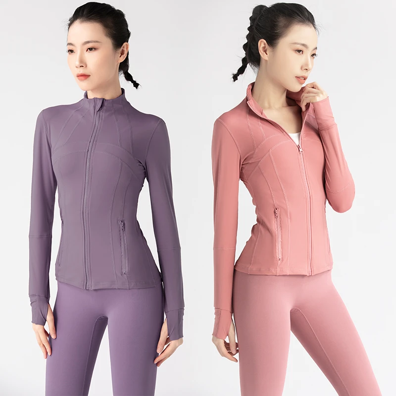 【L1】运动外套女瑜伽服网红紧身上衣训练速干健身套装