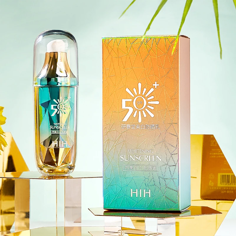 HIH研春堂美白防晒乳SPF50+ 户外隔离紫外线防晒霜清爽不油腻