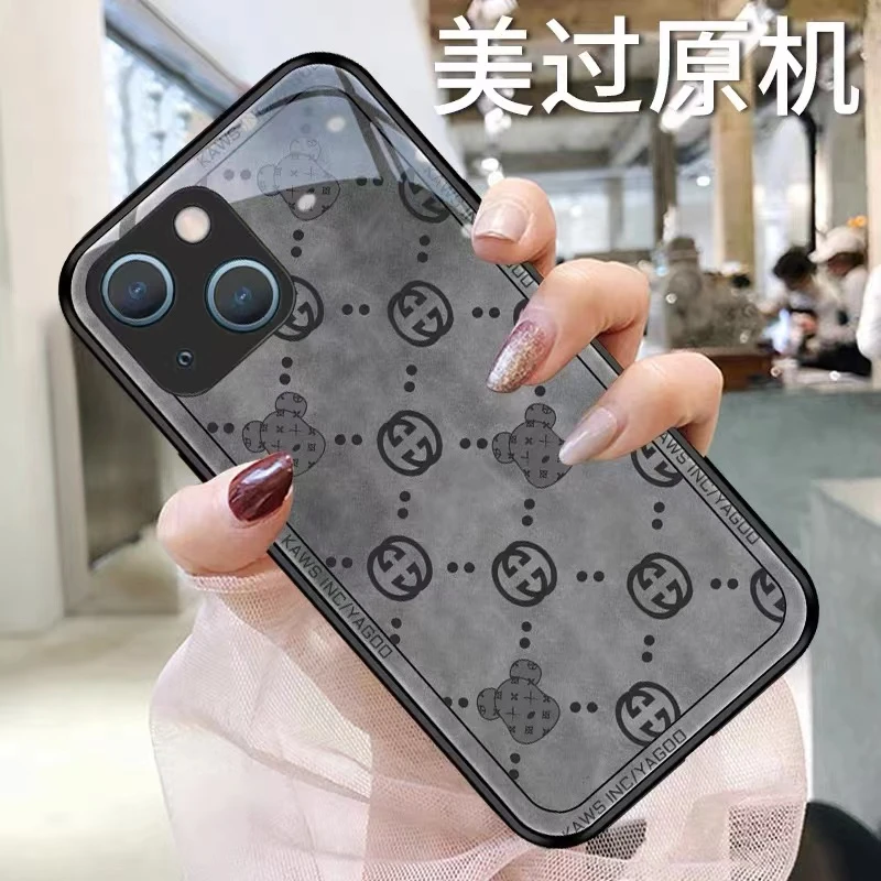 奢华潮牌暴力熊 苹果/华为/OPPO/vivo/小米  玻璃网红款手机壳