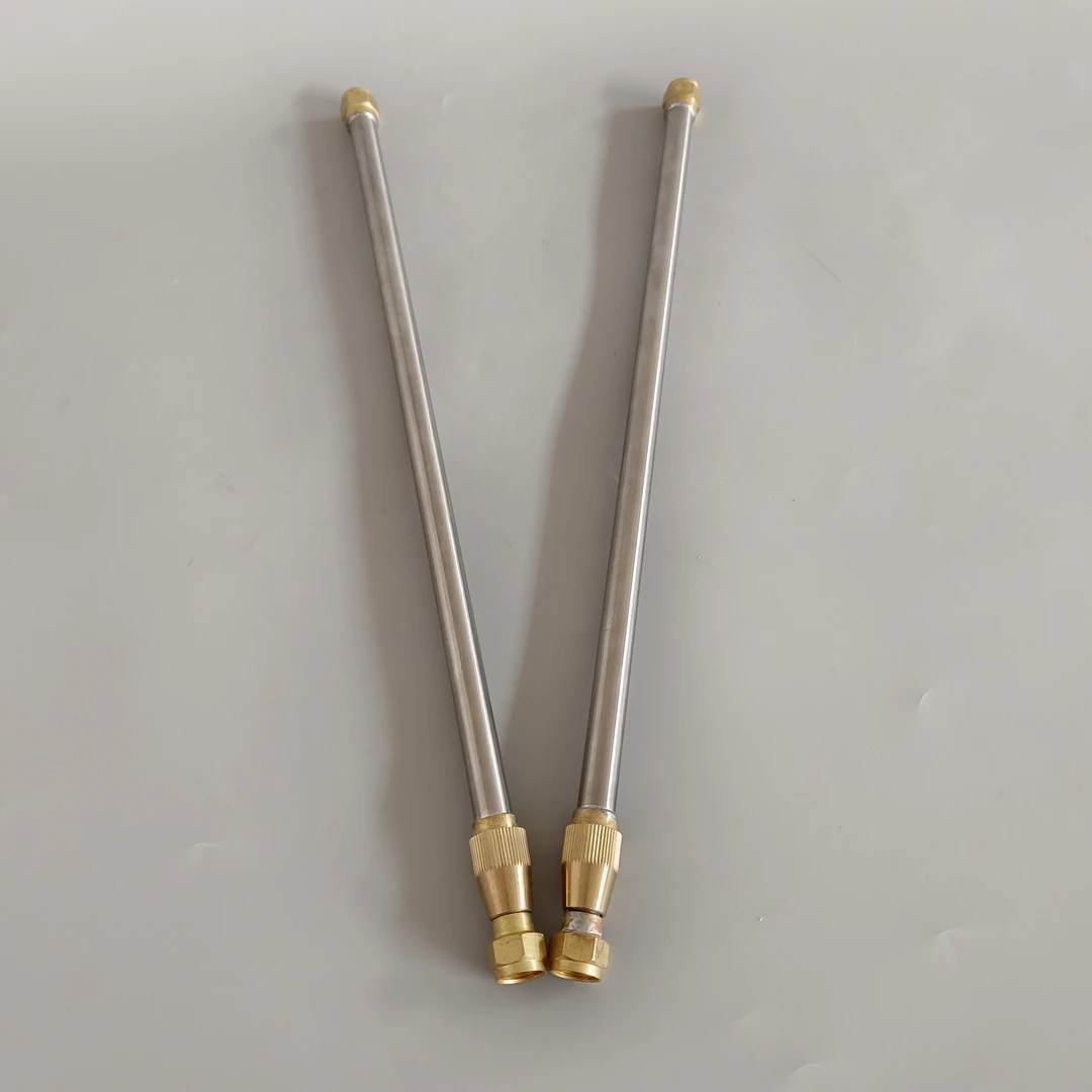 拖拉机加长背负式打药机可伸缩不锈钢喷药杆(两根装）外走水专用