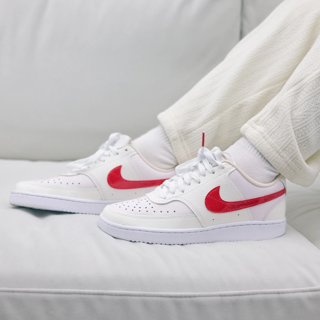 NIKE耐克 COURT VISION LOW女子低帮轻便复古休闲板鞋FD9917-661