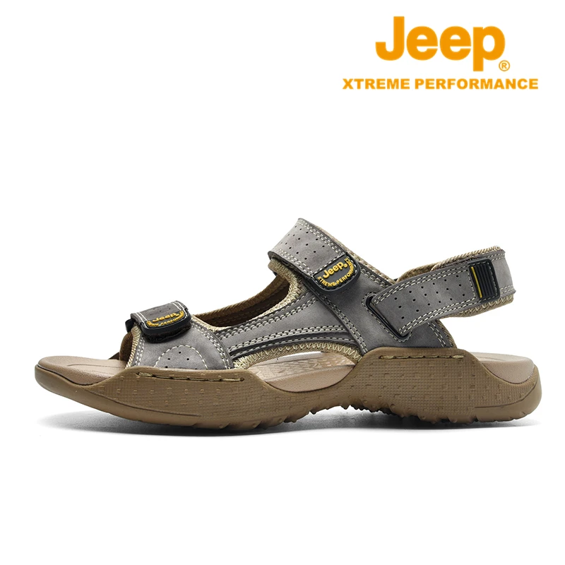 Jeep/吉普户外休闲凉鞋男秋季新款户外沙滩鞋防臭鞋男 耐磨男鞋