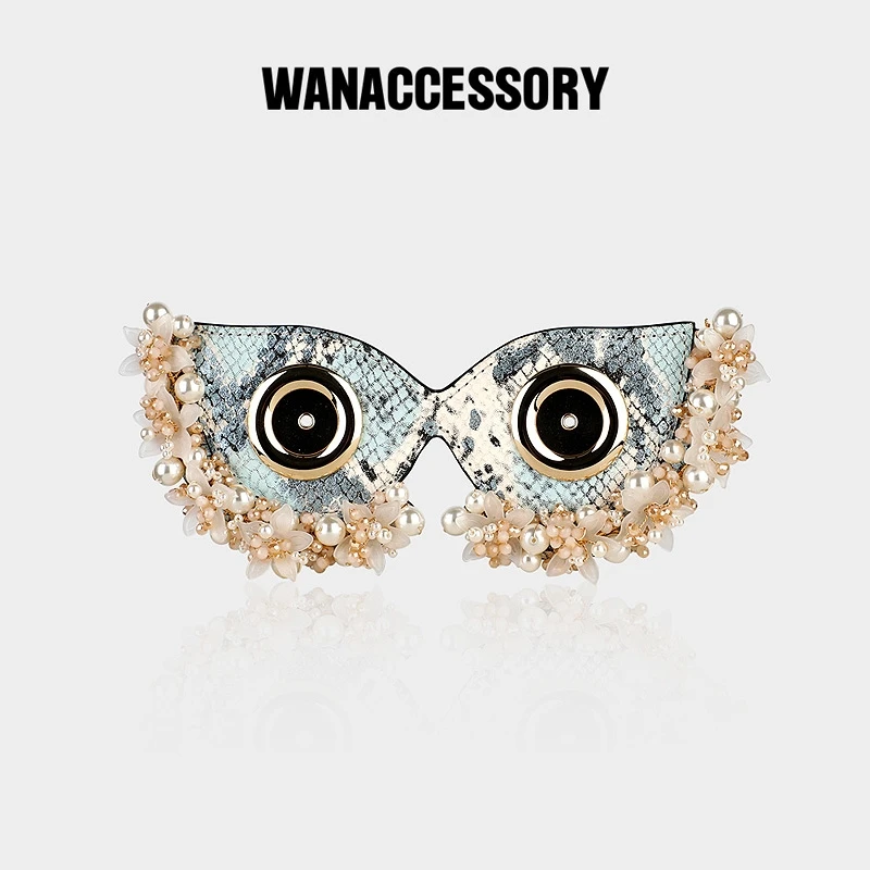 WANACCESSORY万蔻2021款新款换脸猫头鹰面具