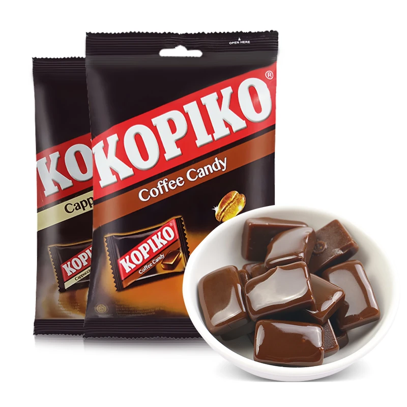 可比可/kopiko炭烧浓郁小袋原味咖啡糖175g/袋可嚼韩剧同款硬糖果