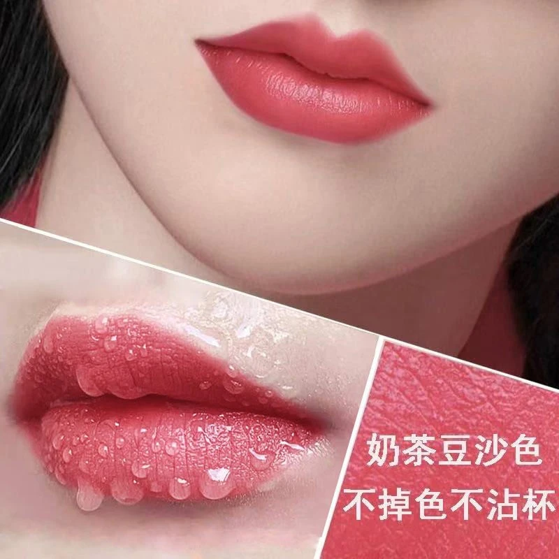 防水不沾杯口红不掉色中老年人女妈妈自然色裸妆黄皮正品唇膏显白