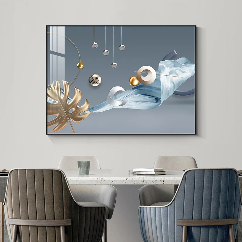 【餐厅单幅画】集合装饰画现代简约挂画晶钻晶瓷画
