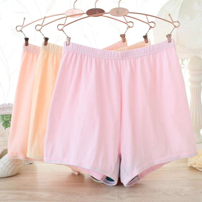 2条装AB女内裤中老年纯棉抗菌高腰四角裤大红本命红大码短裤0102