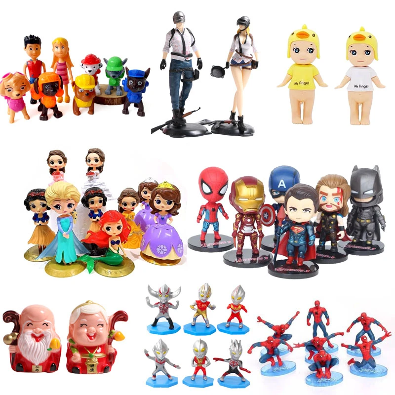 甜品台装饰蛋糕摆件插件生日节日装扮公仔烘焙用品组合套装