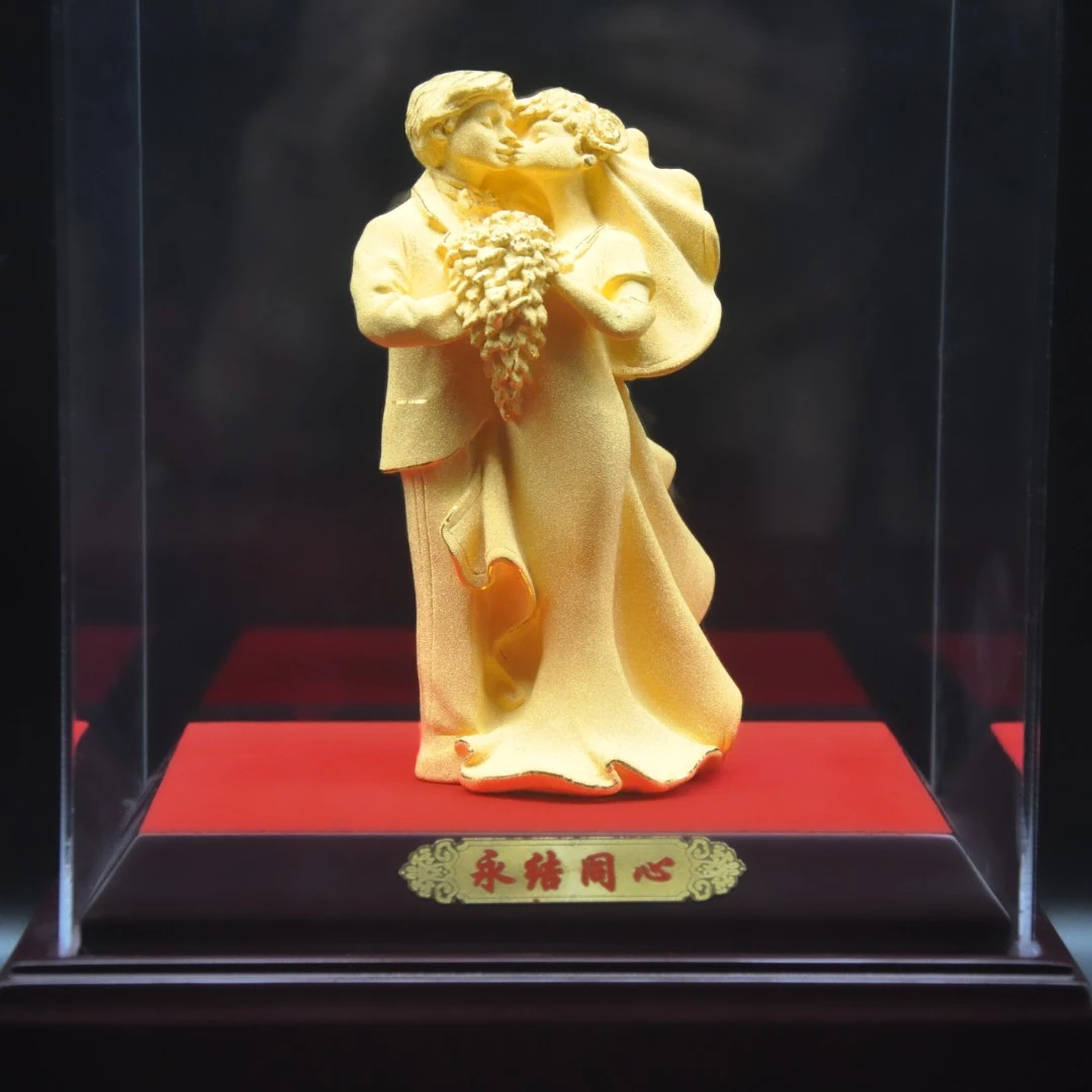 《永结同心》婚庆礼品家居摆件  结婚情侣送礼礼物   3538L
