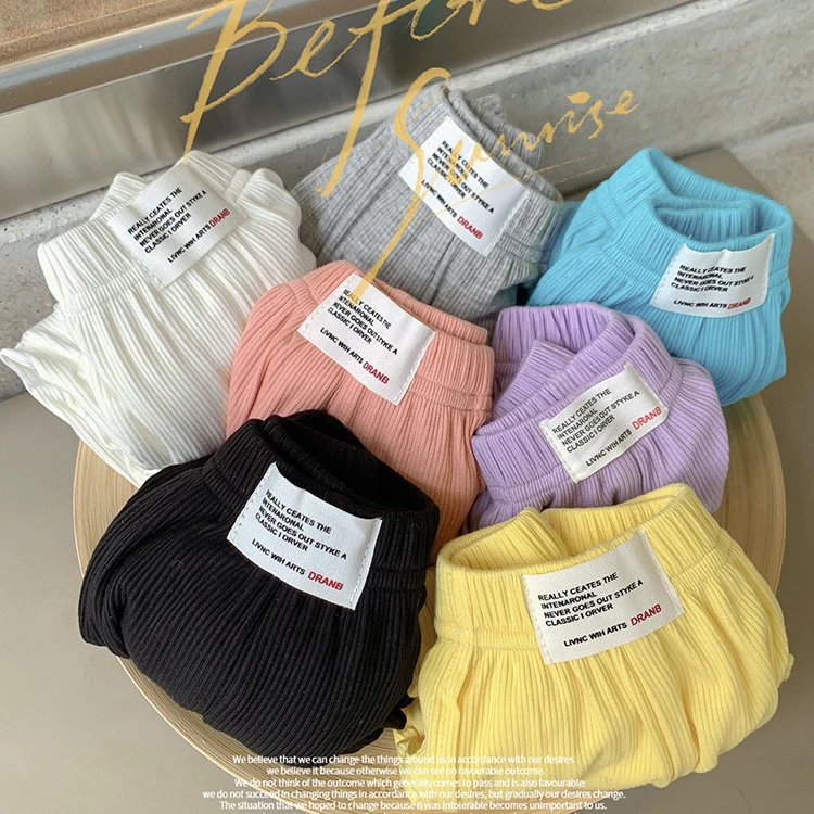 A061女童裤子新款春夏季儿童冰丝抖抖裤男孩长裤宝宝灯笼防蚊裤薄