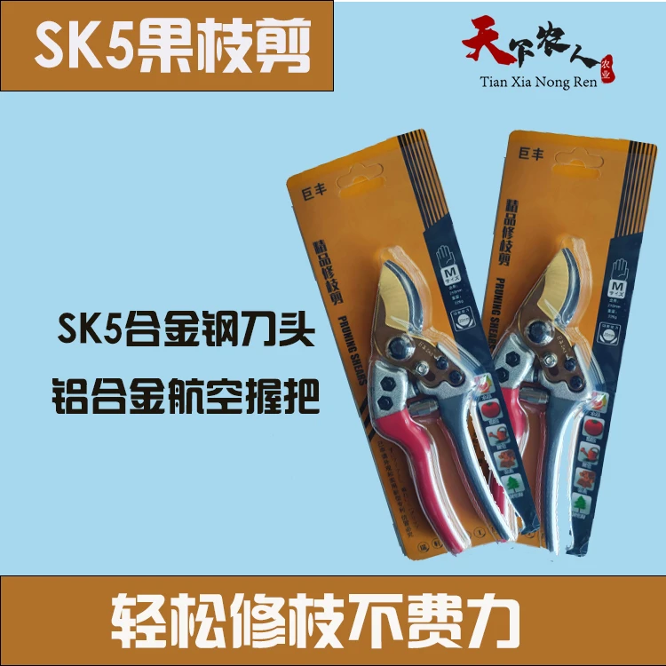 SK-5合金果枝剪，果树园艺修剪