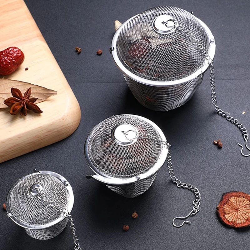 不锈钢调味球煮菜炖肉过滤球炖肉香料盒茶叶过滤器过滤佐料包