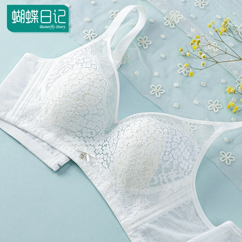 【小胸超仙 显气质】新品超薄款兔耳杯无钢圈内衣女无海绵文胸罩