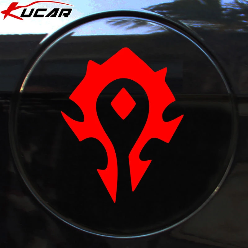 汽车贴纸汽车贴纸魔兽世界车贴为了部落联盟徽章WOW标志油箱盖引