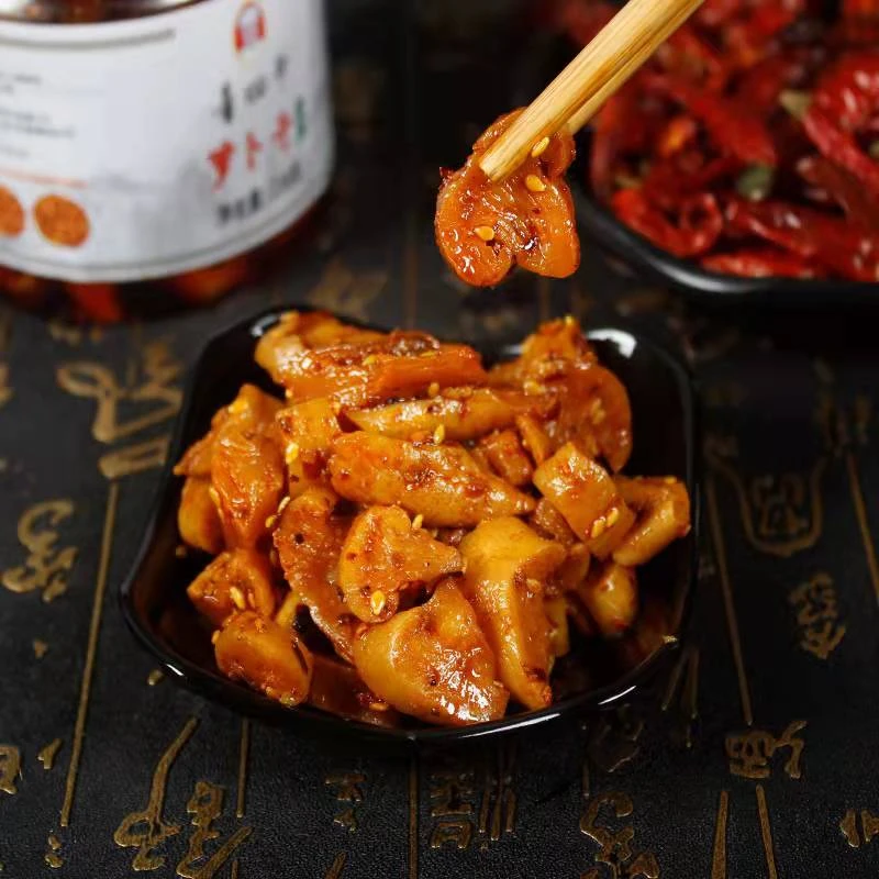 麻辣爽口腌制萝卜干即食传统238克/2瓶脆辣萝卜干开胃香辣四川