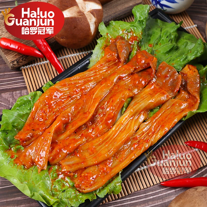 鸭郡把鸭食管四川重庆火锅食材配菜品麻辣鸭肠头鸭食带150g